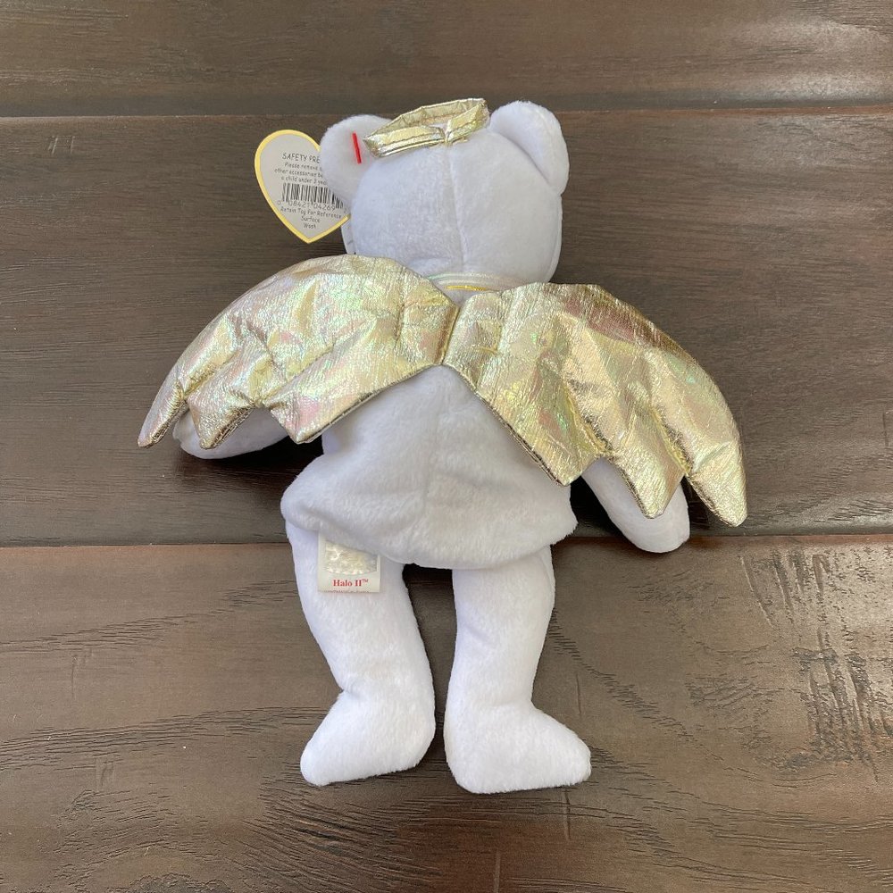 *Mint* TY Beanie Baby, Millennium Vintage 2000 - Halo II Bear with Rare Tag - Picture 4 of 8